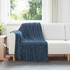 Tappeti VidaXL 6 pezzi in pile blu navy 150 x 130 cm