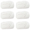 Vidaxl kleden 6 pcs wit 200 x 150 cm fleece