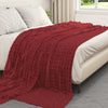 Vidaxl kleden 6 pcs bordeaux rood 270 x 240 cm fleece