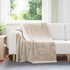 Plaid Vidaxl in pile beige 150 x 200 cm