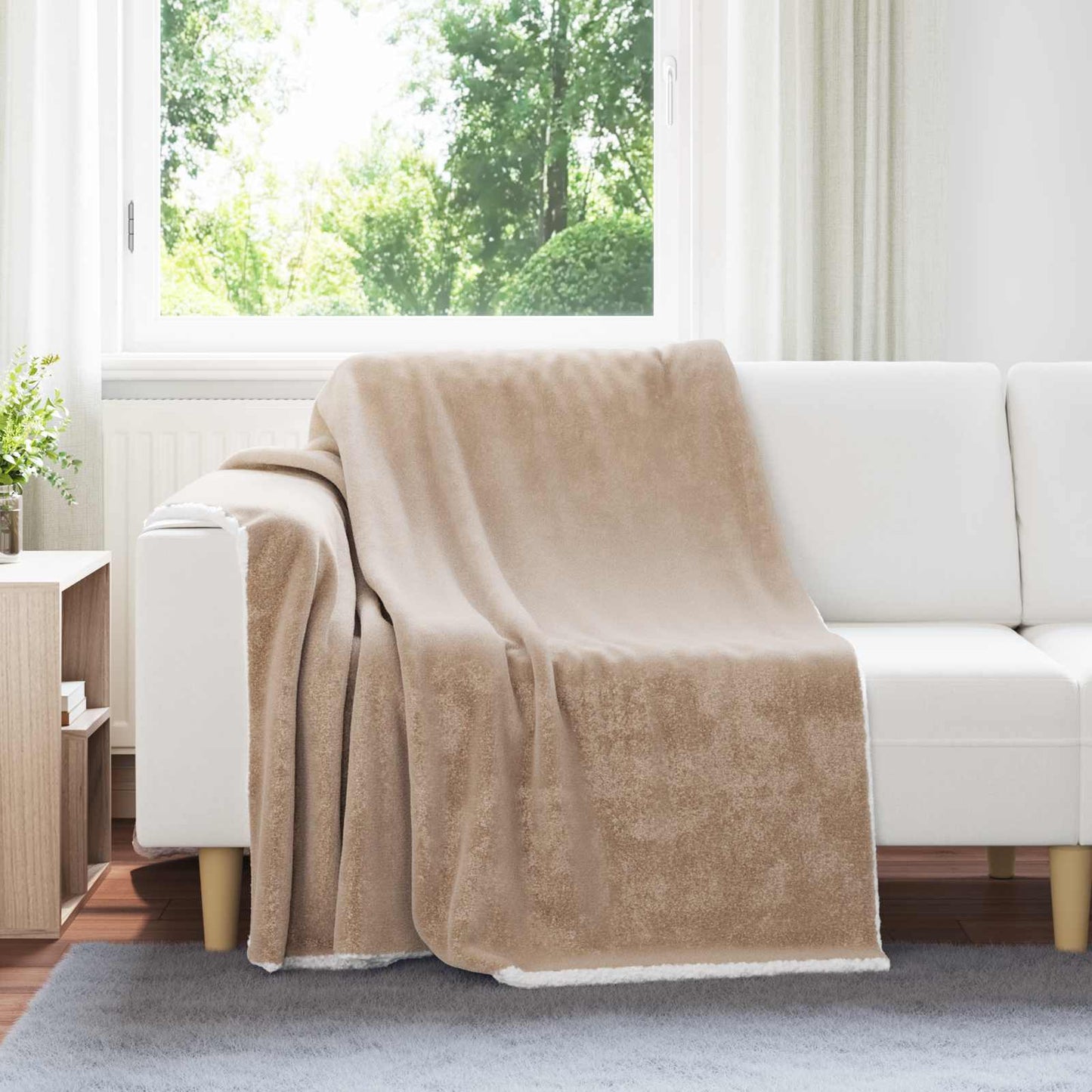Vidaxl manta camel 150 x 200 cm polar