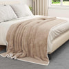 Vidaxl coperta in pile cammello 150 x 200 cm