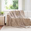 Vidaxl coperta in pile cammello 240 x 270 cm