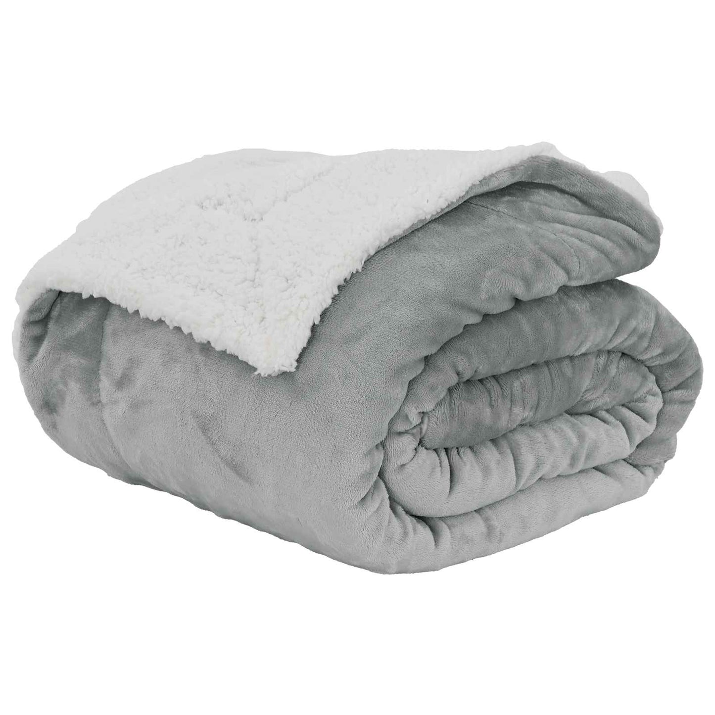 Coperta Vidaxx in pile grigio 240 x 270 cm