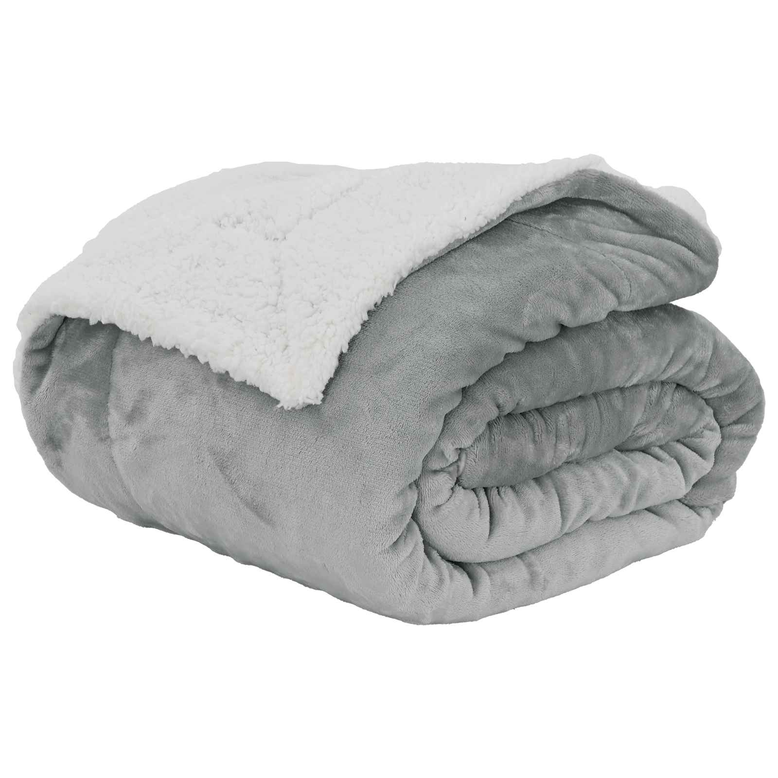 Coperta Vidaxx in pile grigio 240 x 270 cm