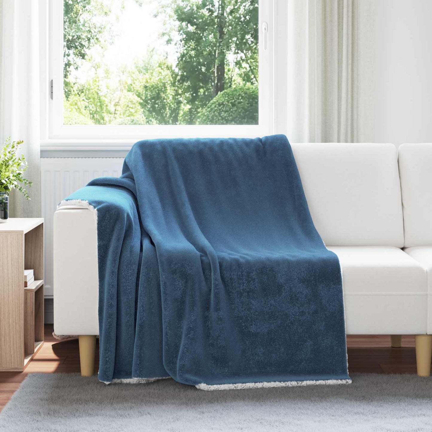 Coperta Vidaxx in pile blu navy 150 x 200 cm