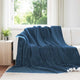 Coperta Vidaxx in pile blu navy 220 x 240 cm