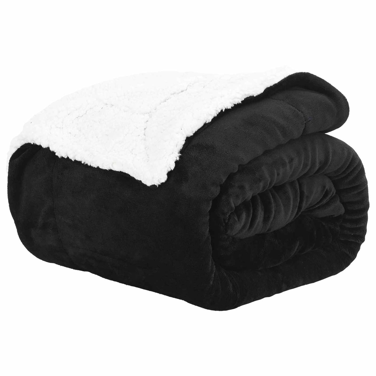Coperta Vidaxx in pile nero 130 x 150 cm