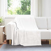 Vidaxl gooi deken wit 150 x 200 cm fleece