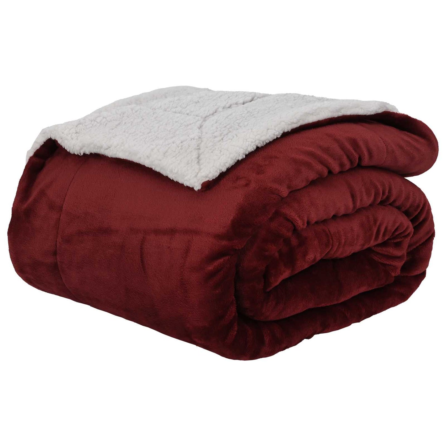 Vidaxx coperta in pile rosso bordeaux 240 x 270 cm
