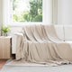Vidaxl coperta in pile beige 240 x 220 cm