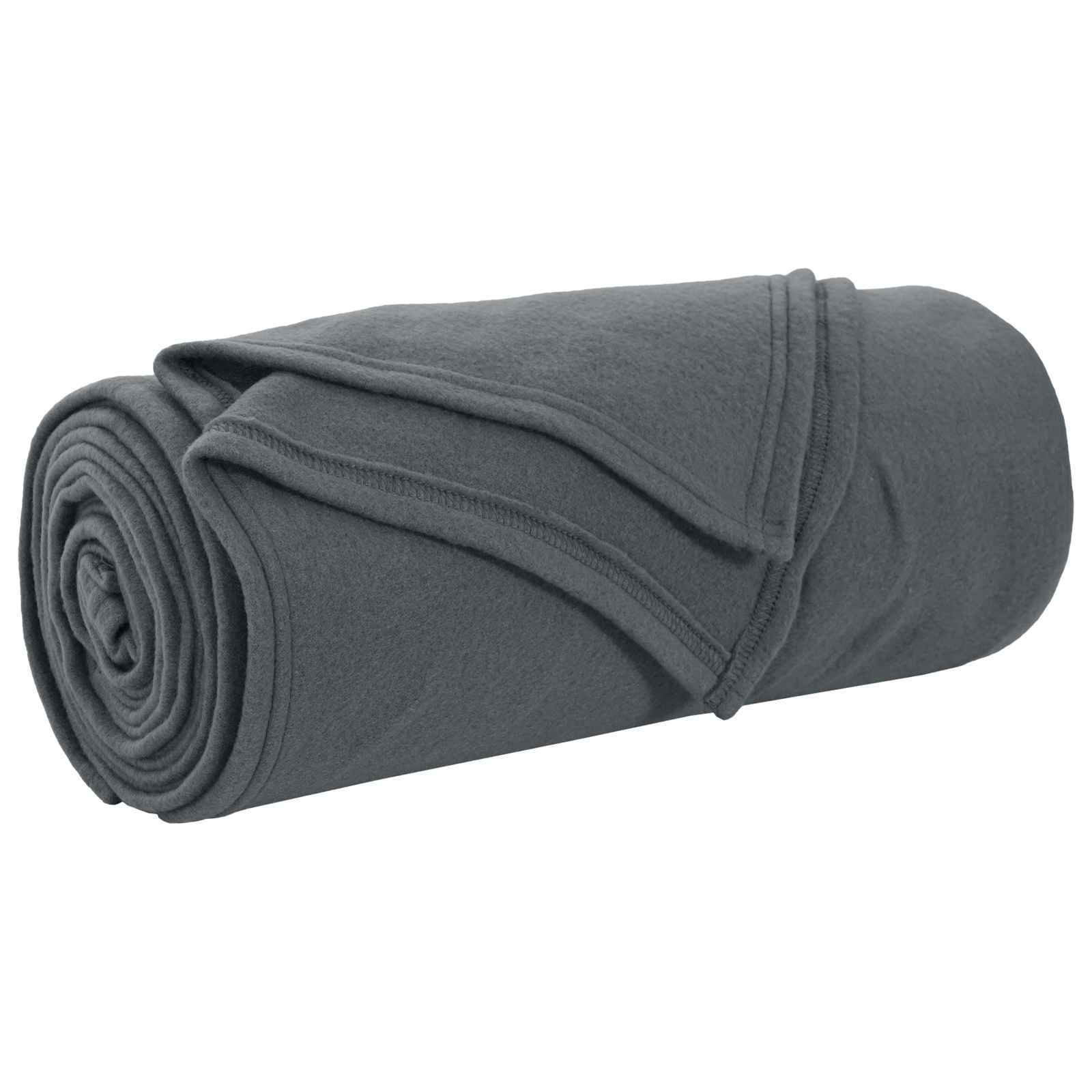 Vidaxl gooi deken donkergrijs 200 x 150 cm fleece
