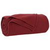 Coperta Vidaxx in pile rosso bordeaux 240 x 220 cm