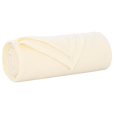 Vidaxl manta crema 170 x 130 cm polar