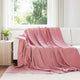 Coperta Vidaxl in pile rosa 270 x 240 cm