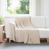 Tappeti Vidaxl 6 pezzi in pile beige 200 x 150 cm
