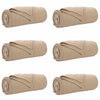 Tappeti Vidaxl 6 pezzi cammello 170 x 130 cm in pile
