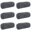 Vidaxl kleden 6 pcs donkergrijs 200 x 150 cm fleece