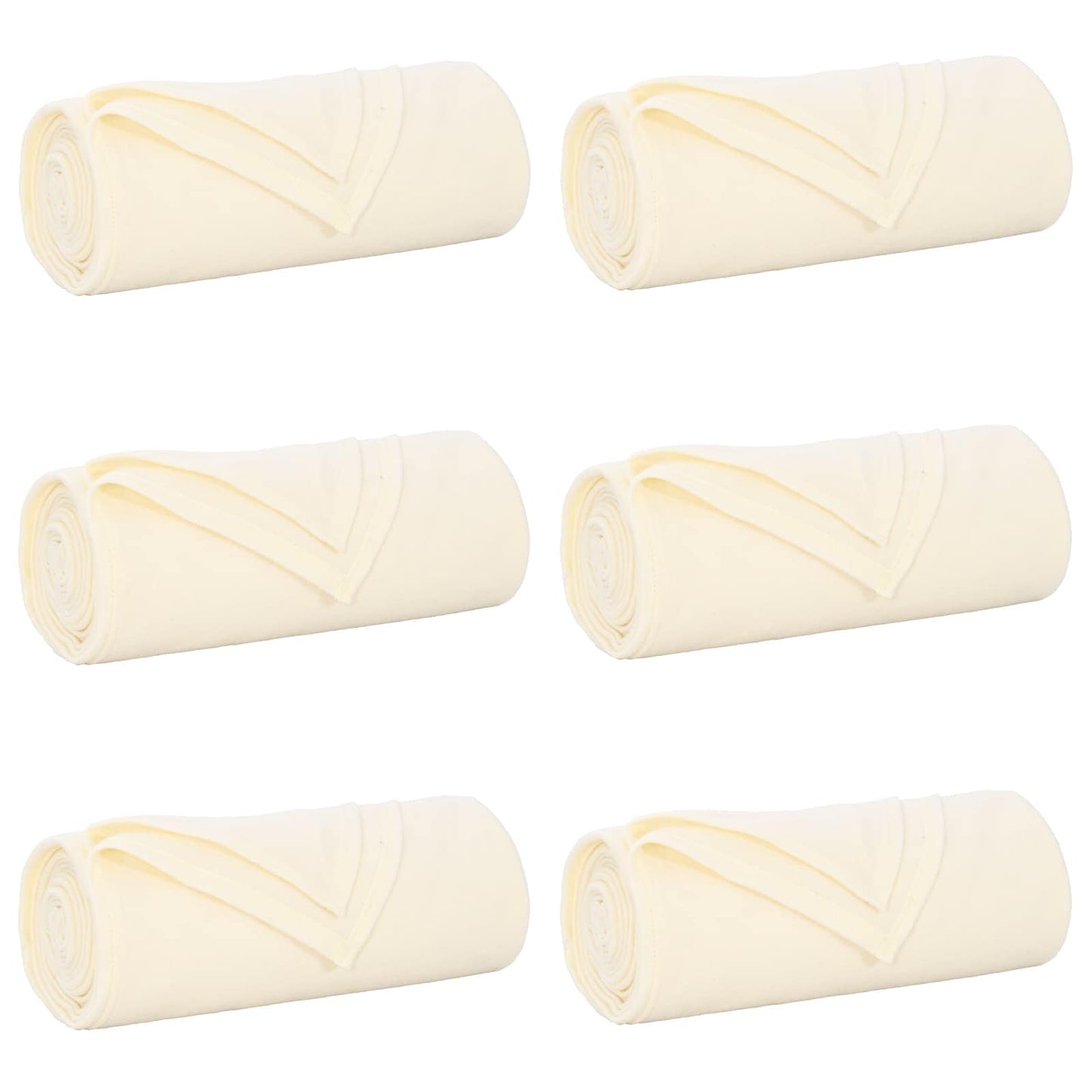 Vidaxl kleden 6 pcs crème 270 x 240 cm fleece