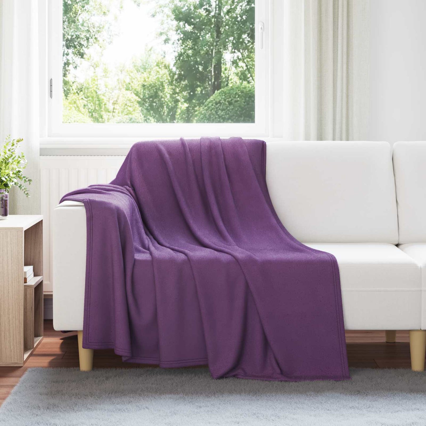 Tappeti Vidaxl 6 pz viola 200 x 150 cm in pile