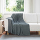 Alfombras vidaxl 24 piezas gris oscuro 170 x 130 cm polar