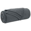 Vidaxl kleden 24 pcs donkergrijs 240 x 220 cm fleece