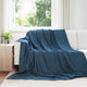 Tappeti VidaXL 24 pezzi in pile blu navy 270 x 240 cm