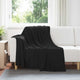 Vidaxl kleden 24 pcs zwart 200 x 150 cm fleece