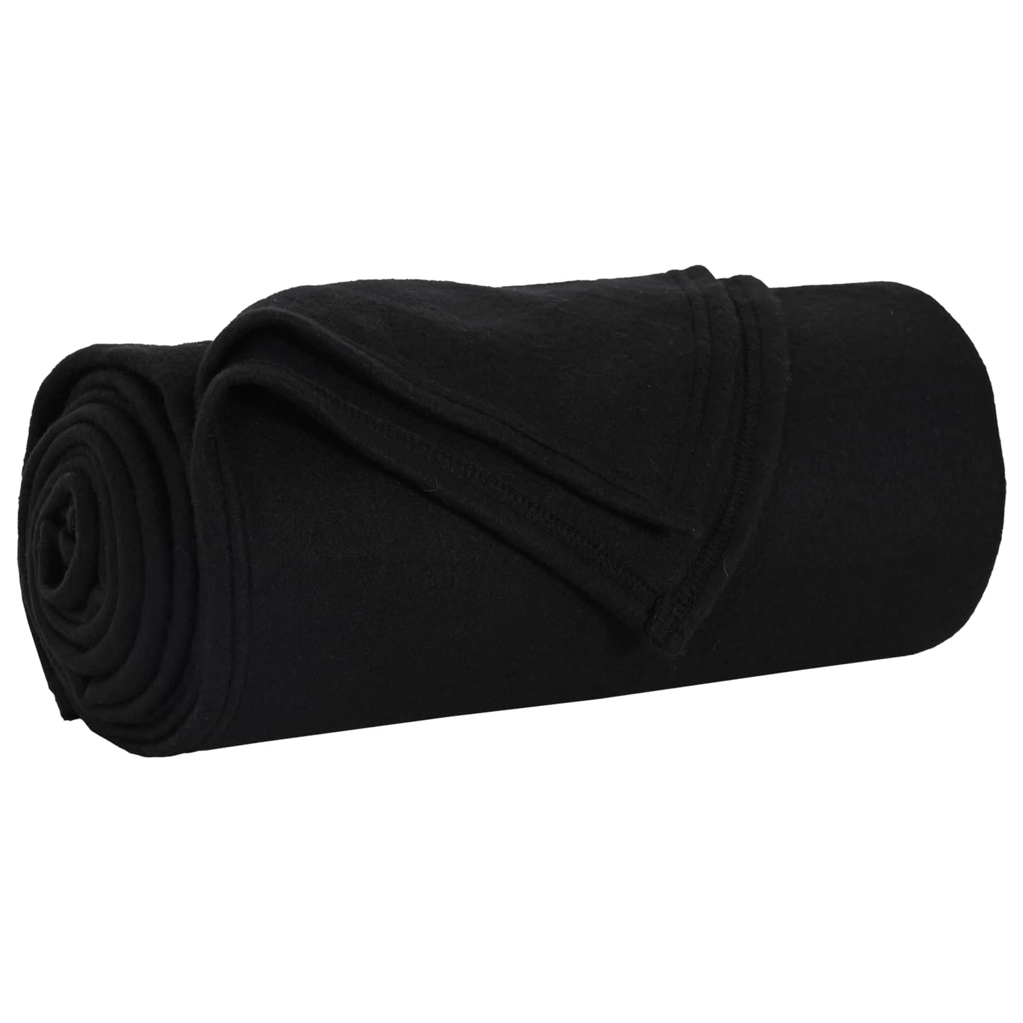 Vidaxl kleden 24 pcs zwart 270 x 240 cm fleece