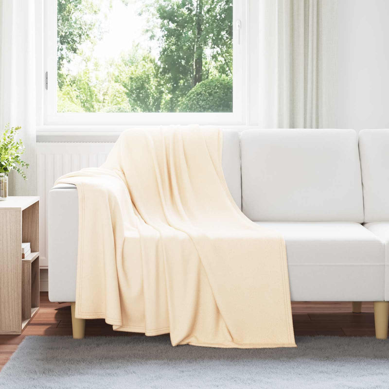 Vidaxl kleden 24 pcs crème 170 x 130 cm fleece