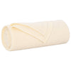 Vidaxl coperta in pile crema 210 x 140 cm