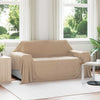 Vidaxl gooi deken kameel 280 x 210 cm fleece