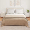 Vidaxl coperta in pile cammello 350 x 270 cm