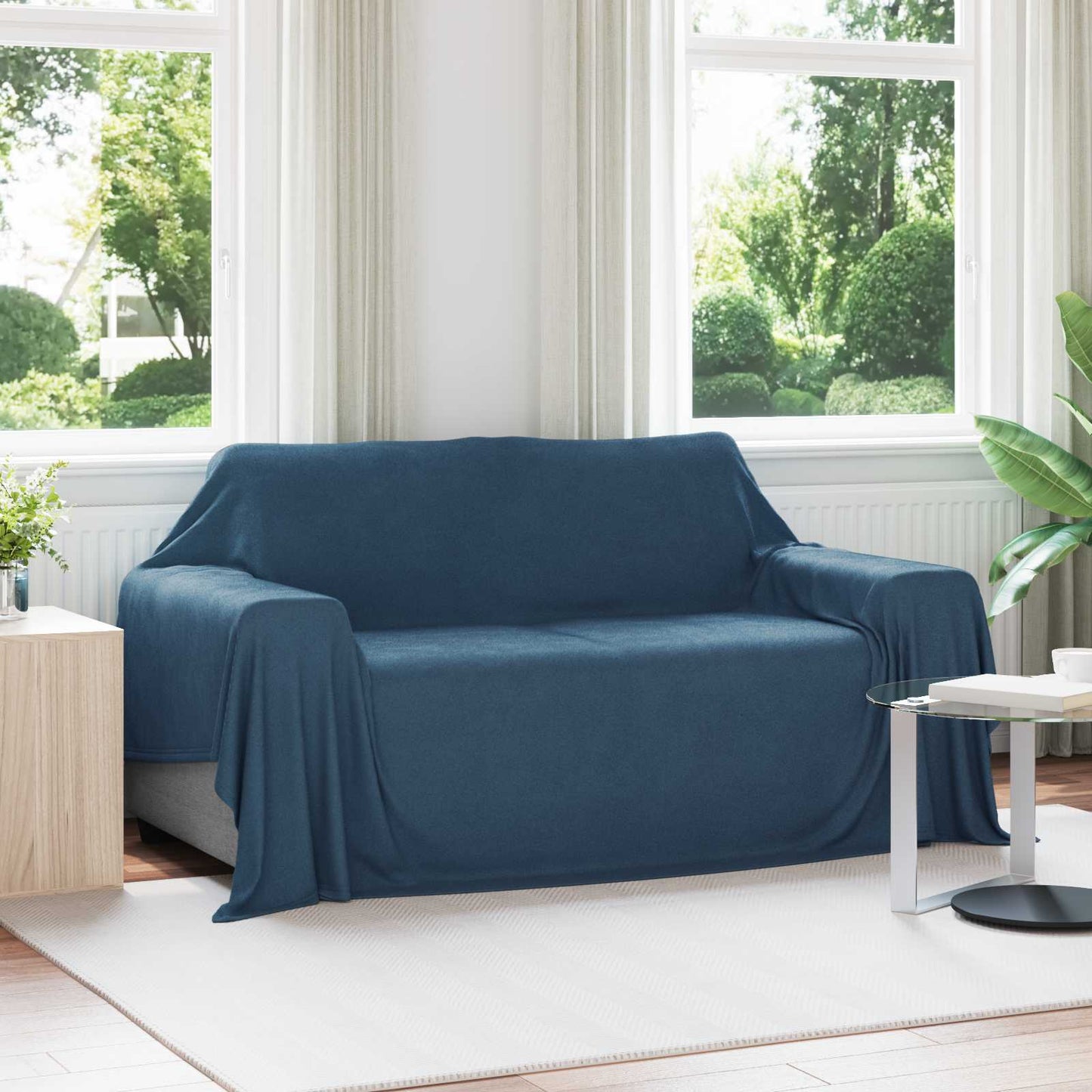 Coperta Vidaxx in pile blu navy 280 x 210 cm