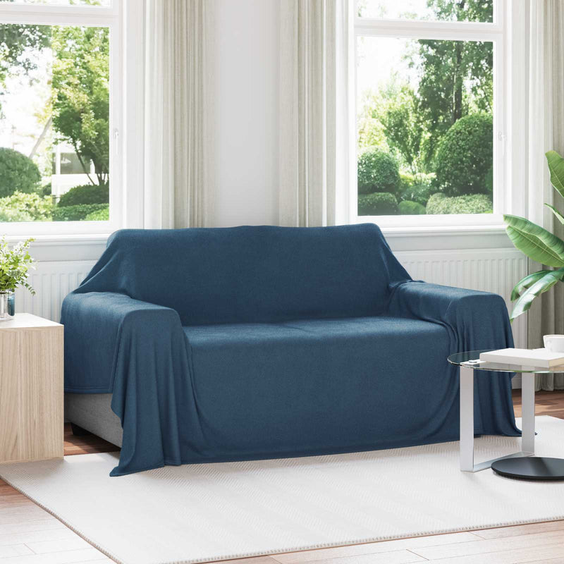 Tappeti VidaXL 6 pezzi in pile blu navy 280 x 210 cm