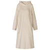 Vidaxl coperta con cappuccio in flanella beige s