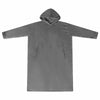 Vidaxl deken hoodie donkergrijs m flanel