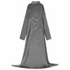 Felpa con cappuccio coperta Vidaxl grigio scuro in flanella