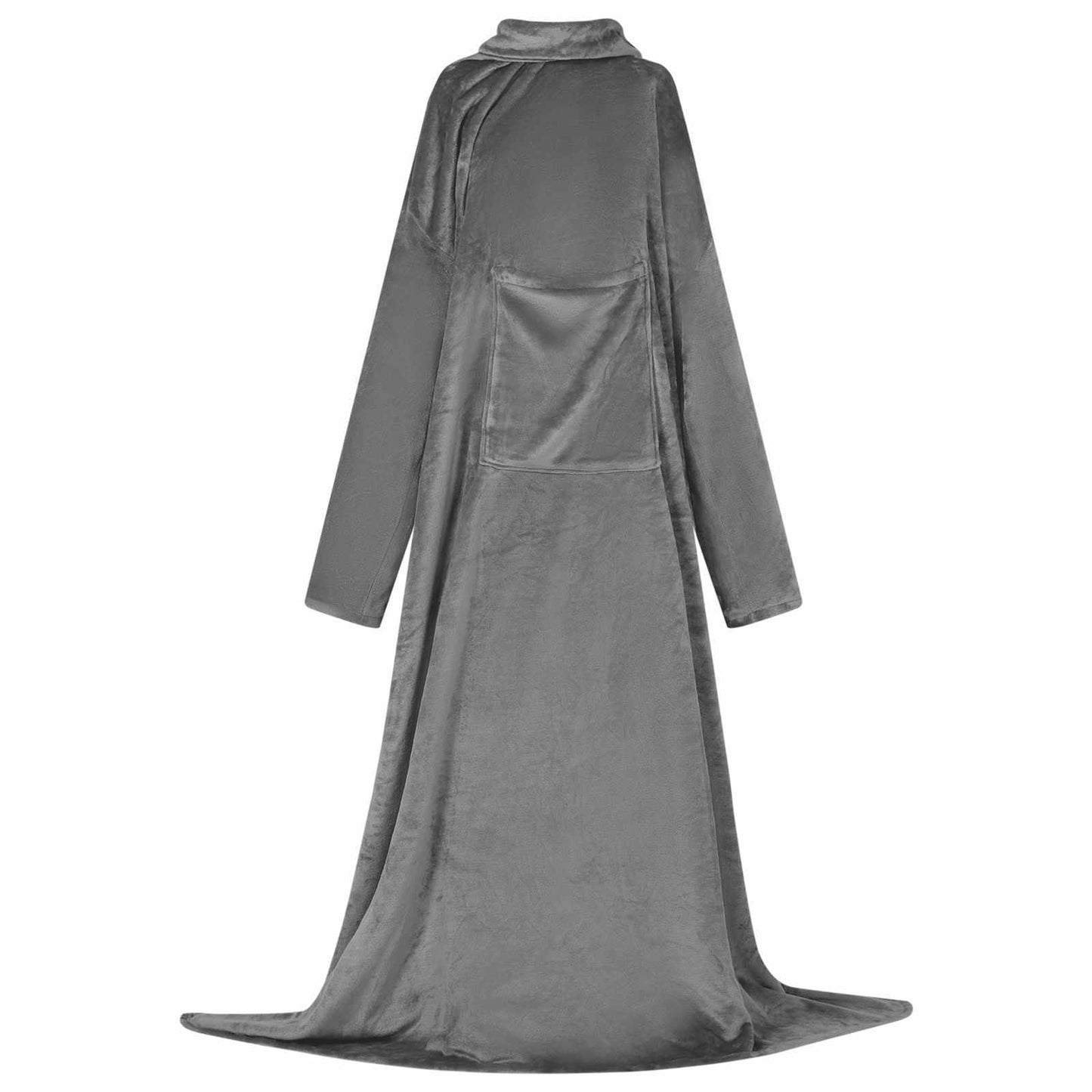Felpa con cappuccio coperta Vidaxl grigio scuro in flanella