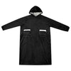 Felpa con cappuccio coperta Vidaxx nera con pile e flanella
