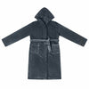 Vidaxl badjas hoodie marineblauw xl flanel