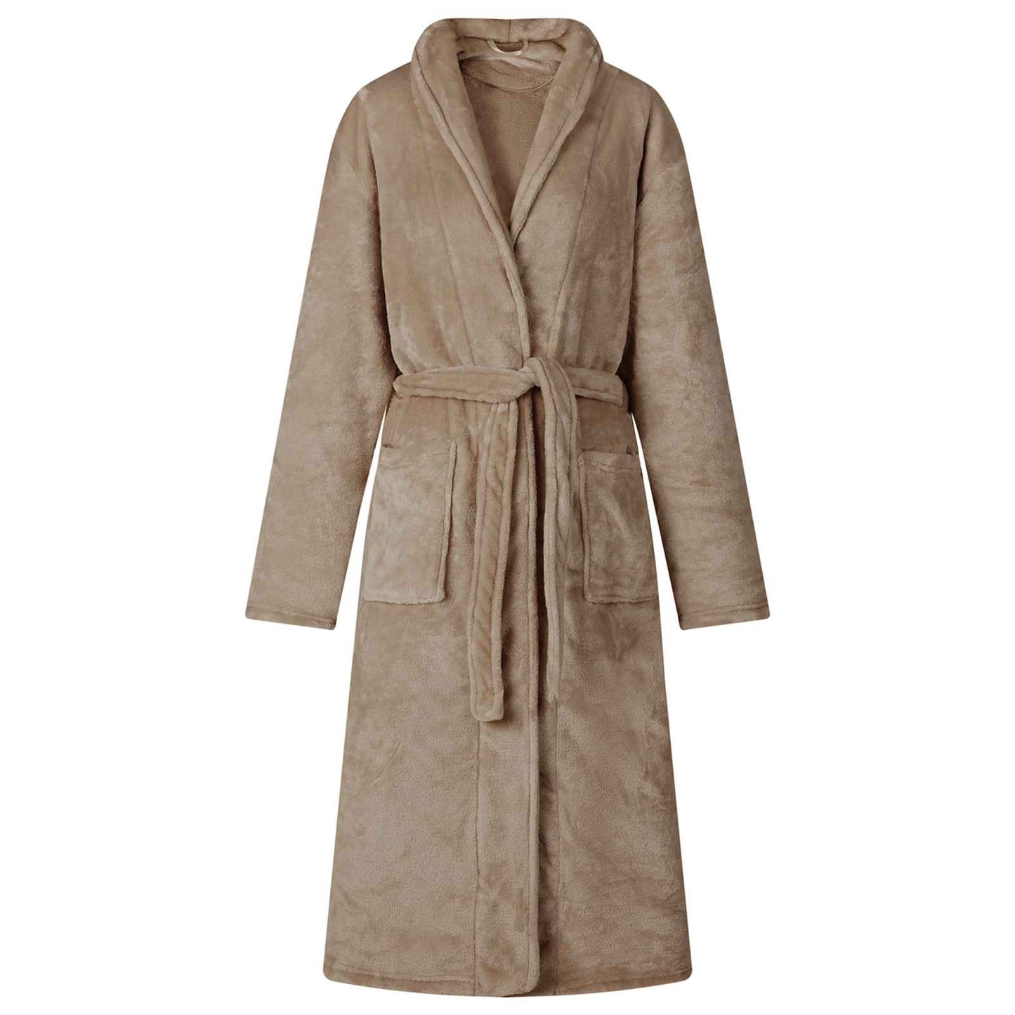 VidaXL albornoz sin capucha franela camel xxxl
