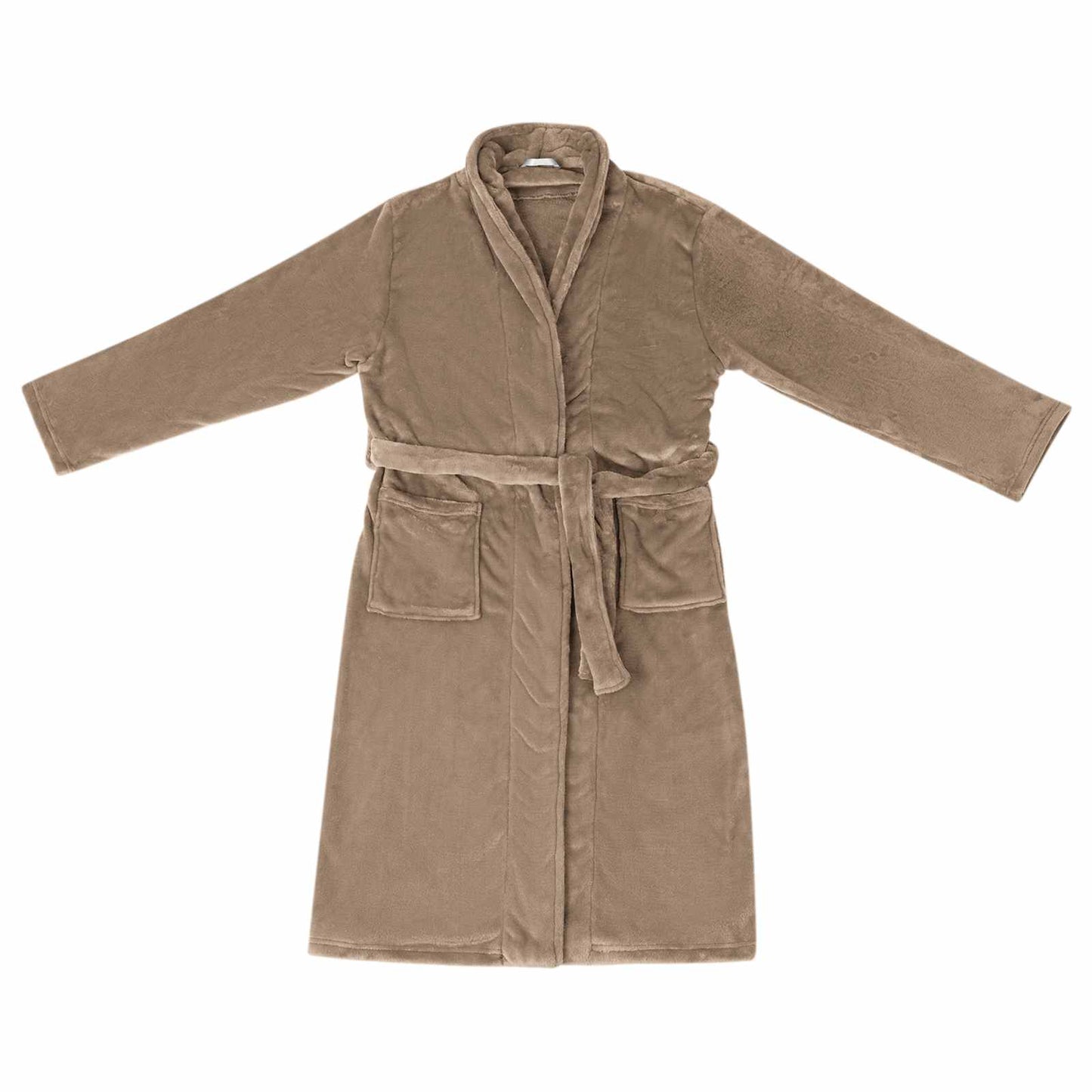 VidaXL albornoz sin capucha franela camel xxxl