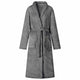 Vidaxl badjas zonder kap donkergrijs xxxl flanel
