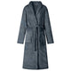 Accappatoio VidaXL senza cappuccio in flanella XXXL blu navy
