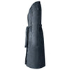 Vidaxl badjas zonder kap marineblauw xxxl flanel