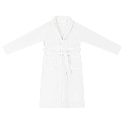 Vidaxl badjas zonder kap wit xl flanel