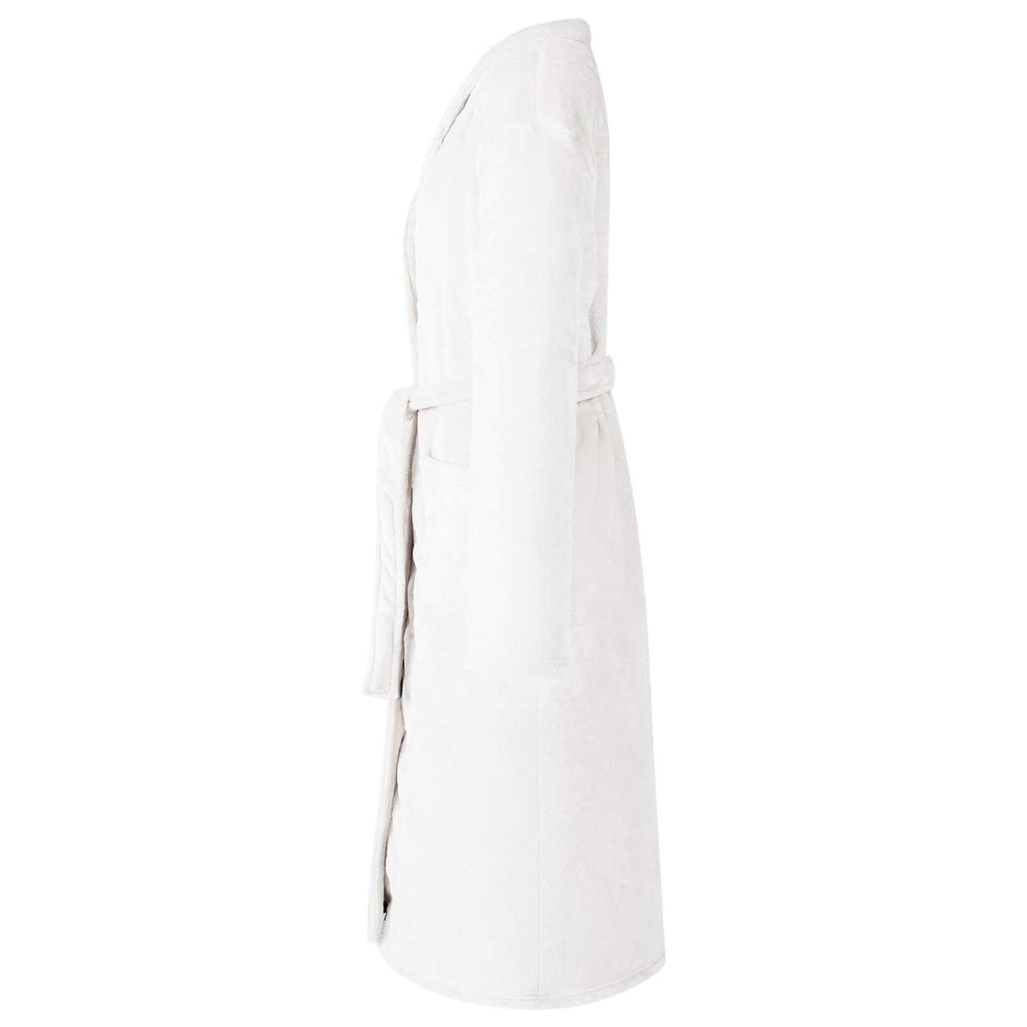 Accappatoio Vidaxl senza cappuccio bianco xl in flanella