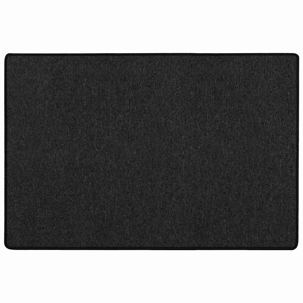 Vidaxl tapijt loper antraciet 100 x 150 cm 100% polypropyleen