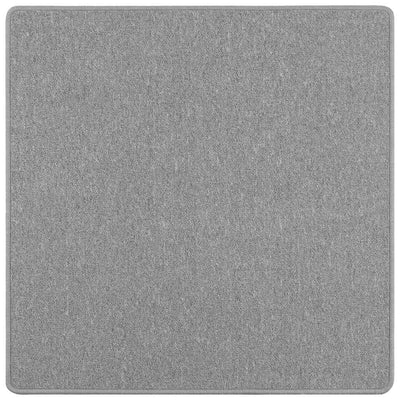 Vidaxl tapijt loper lichtgrijs 100 x 100 cm 100% polypropyleen